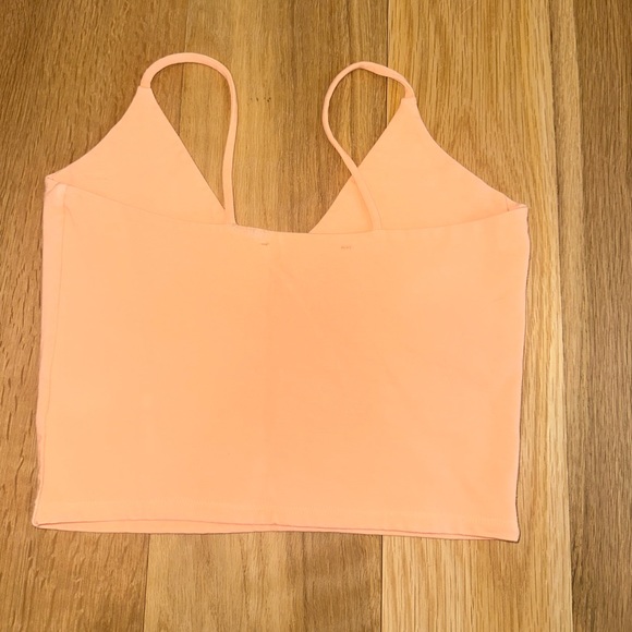 Groceries Apparel Cami Crop in Peach Pit | Fitted Crop Top Tank | Rare | XS - Picture 7 of 13